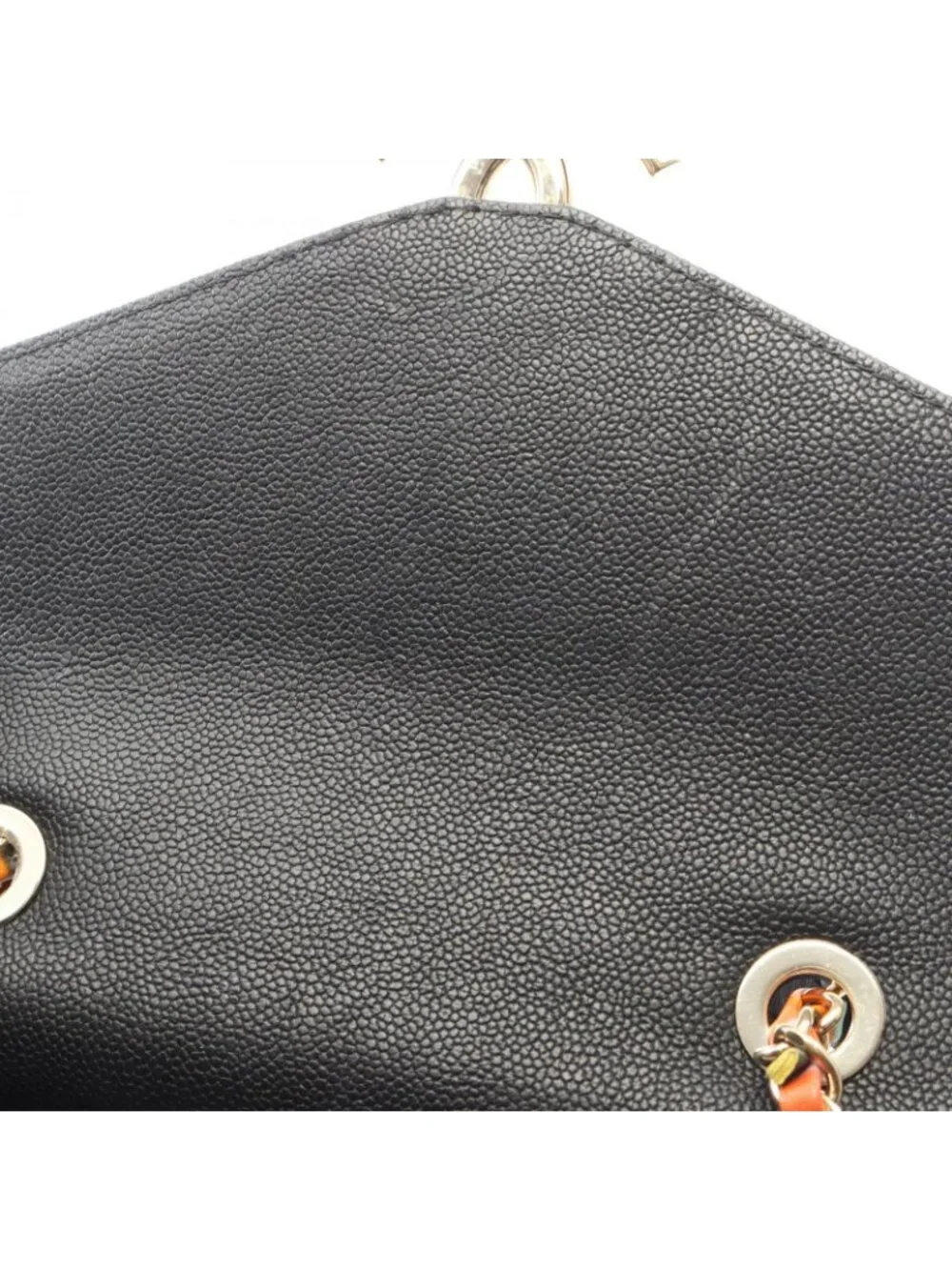 Chanel Shoulder Bag CC Logo Top Handle Flap Quilted 2-Way Black